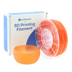 TMPremium-PLA TRANSPARENT ORANGE (oranje) 1.75mm 1KG AANBIEDING! - Tm3dFilament